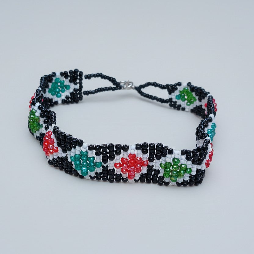 Handmade Boho Necklace | Moroccan Beaded Statement Jewelry