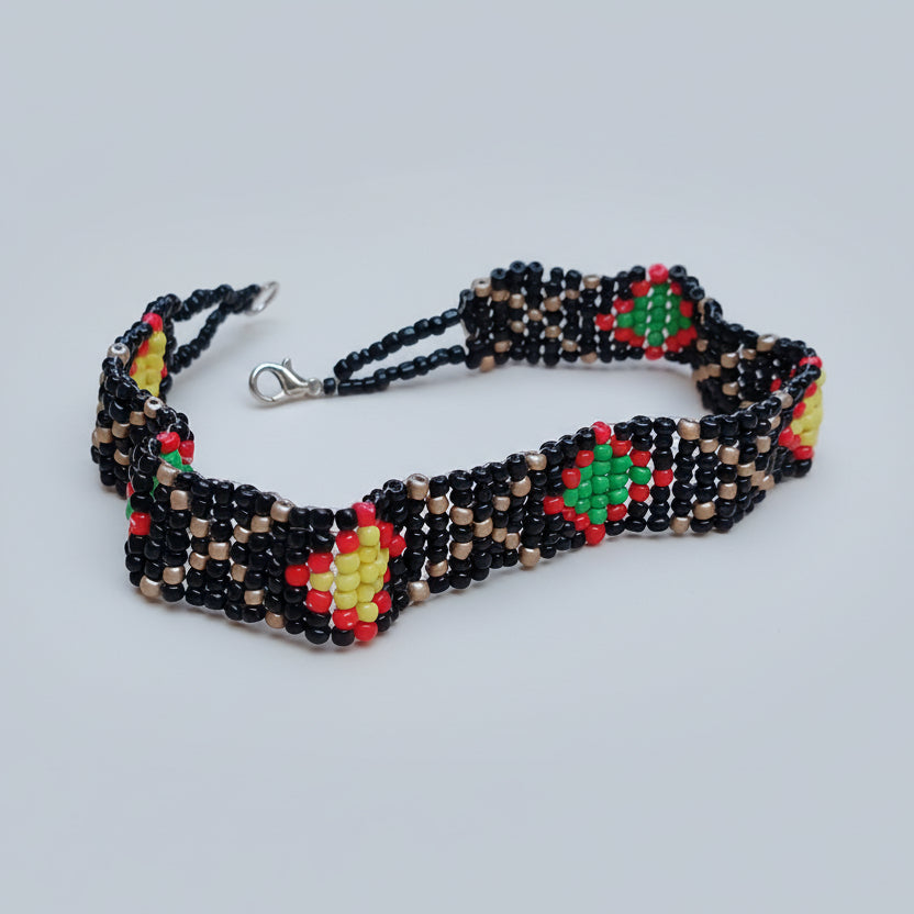 Handmade Boho Necklace | Moroccan Beaded Statement Jewelry