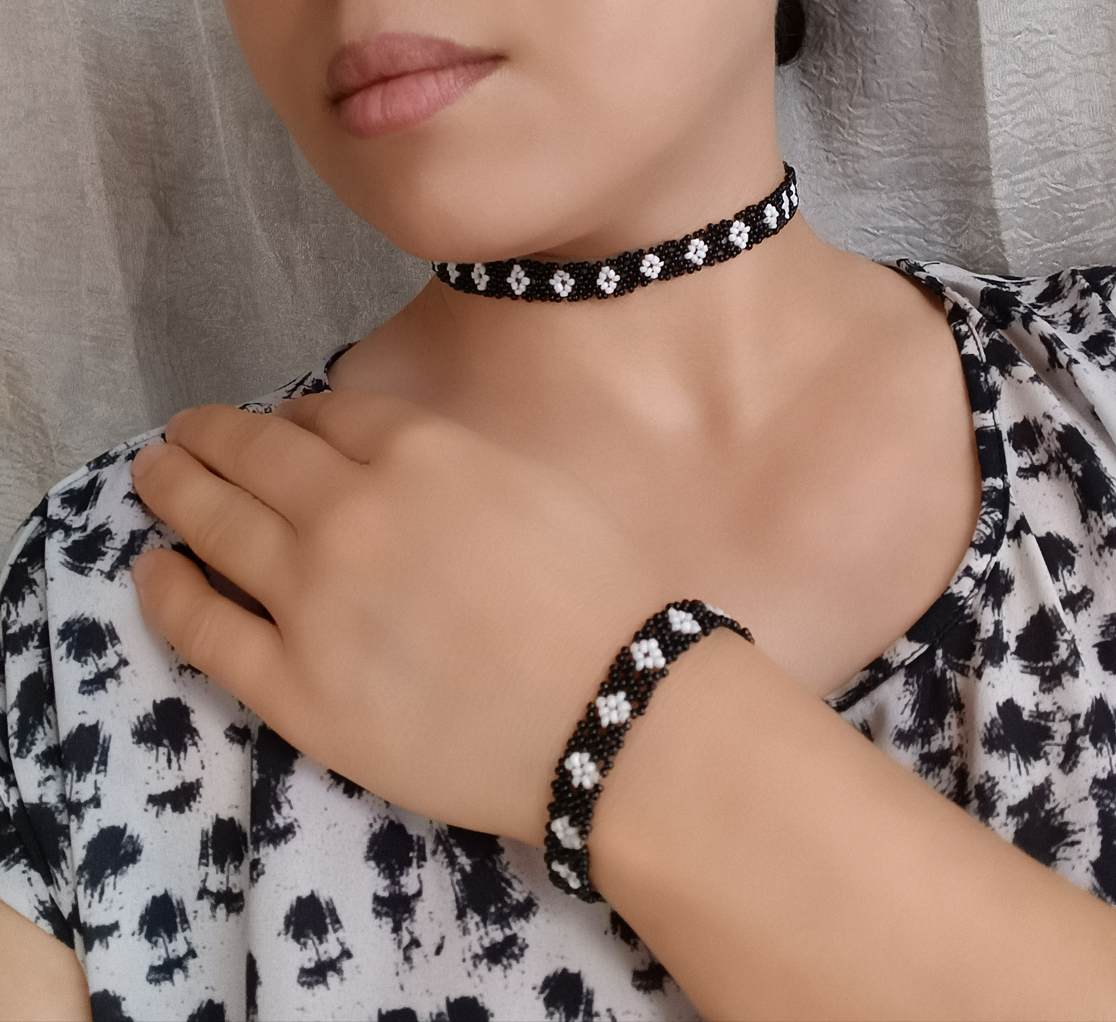 Handmade Boho Necklace | Moroccan Beaded Statement Jewelry