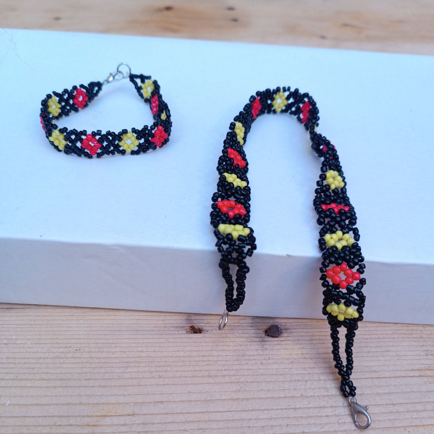 Handmade Boho Necklace | Moroccan Beaded Statement Jewelry