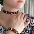 Handmade Boho Necklace | Moroccan Beaded Statement Jewelry